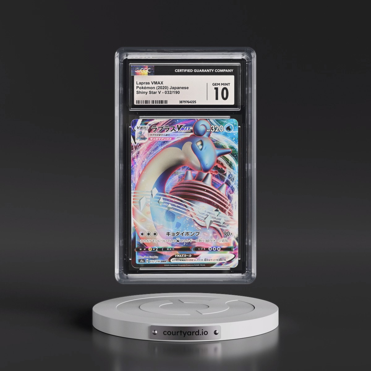 2020 Shiny Star V #032/190 Lapras VMAX - Holo (CGC 10 GEM MINT)