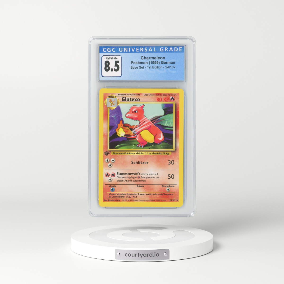 1999 German Base Set #24 Glutexo - 1st Edition (CGC 8.5 NM-MT+)