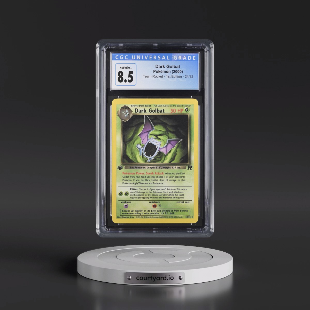 2000 Team Rocket #24/82 Dark Golbat - 1st Edition 1st Edition (CGC 8.5 NM-MT+)