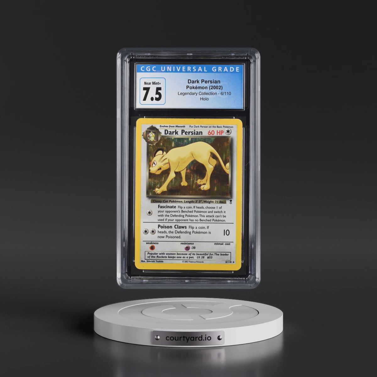 2002 Legendary Collection Dark Persian - Holo #6/110 CGC 7.5