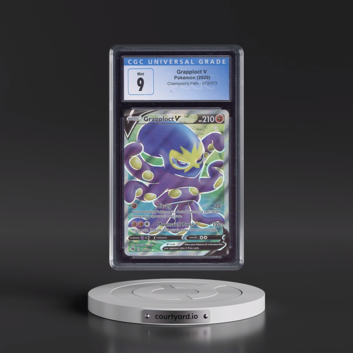 2020 Champion's Path #072/073 Grapploct V - Ultra Rare Holo (CGC 9 MINT)