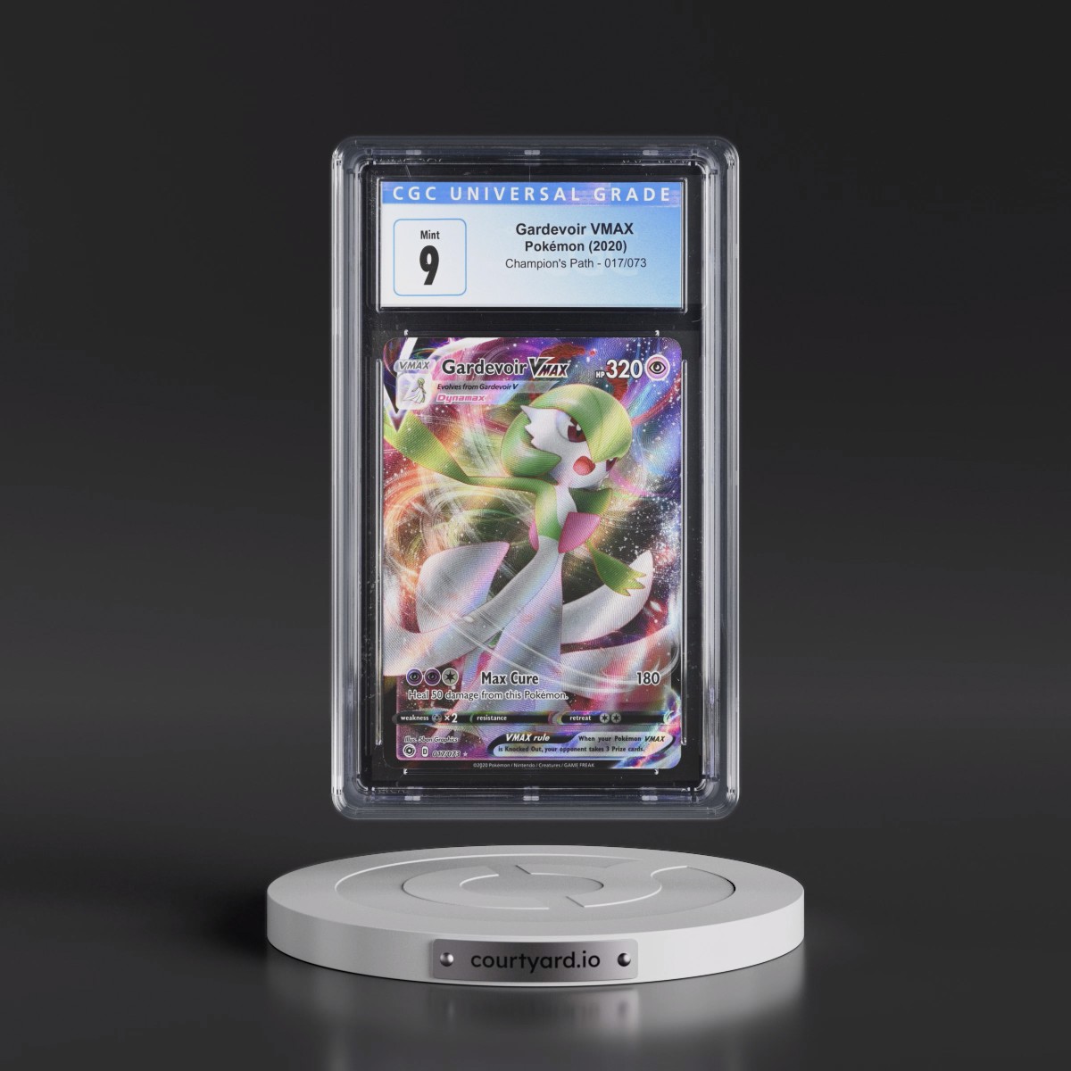 2020 Champion's Path #017/073 Gardevoir VMAX - Holo (CGC 9 MINT)
