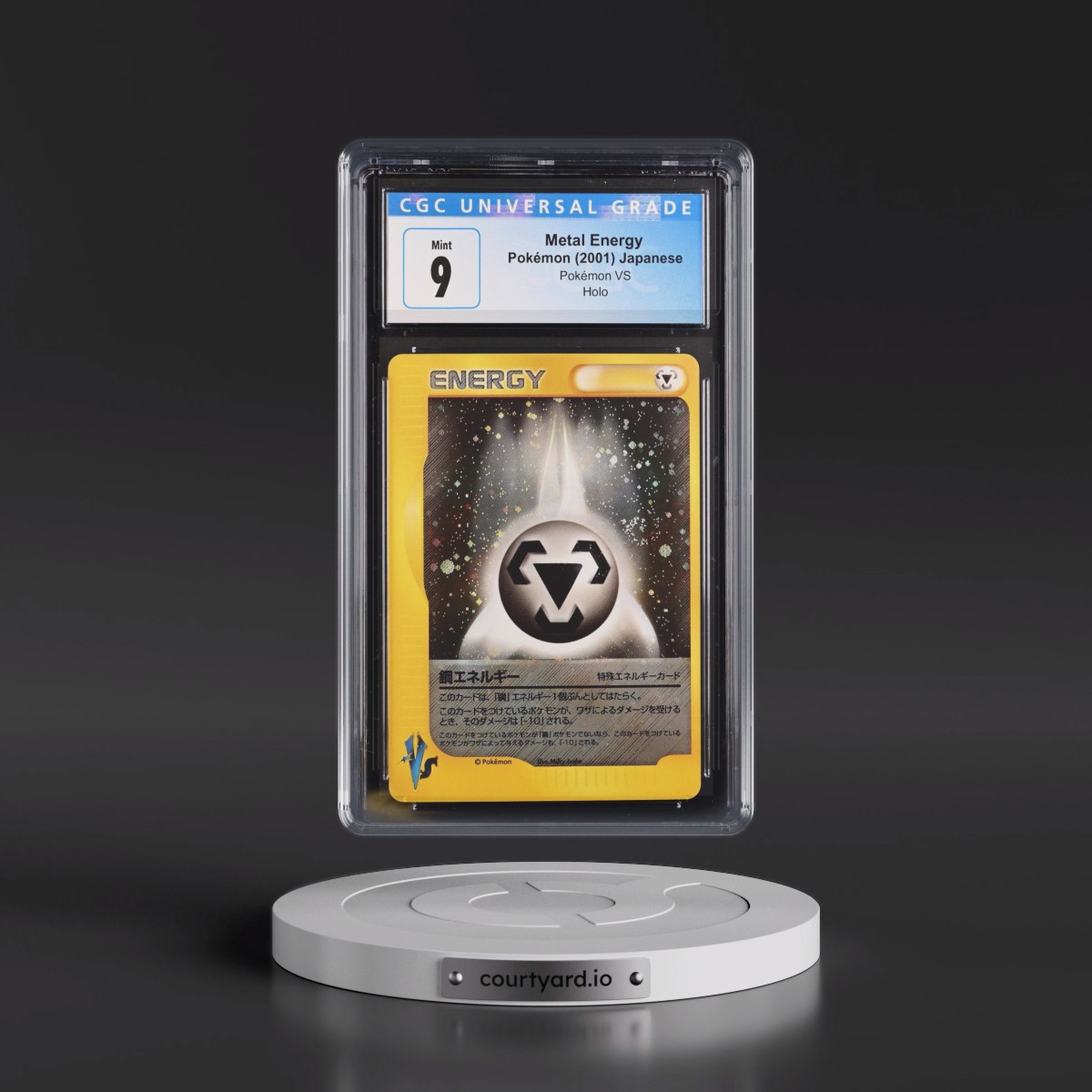 2001 Pokémon VS Metal Energy - Holo CGC 9