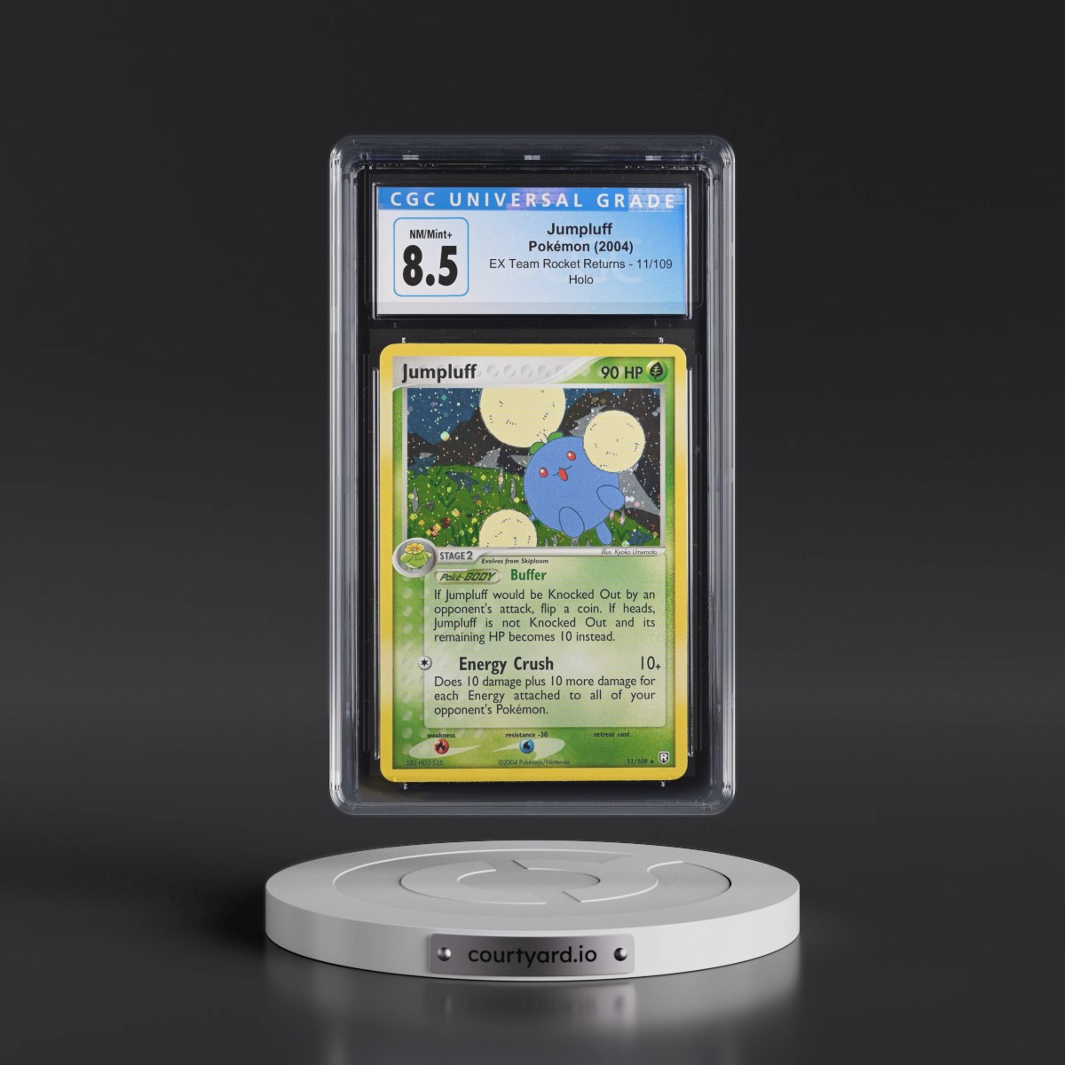 2004 EX Team Rocket Returns #11/109 Jumpluff - Holo (CGC 8.5 NM-MT+)