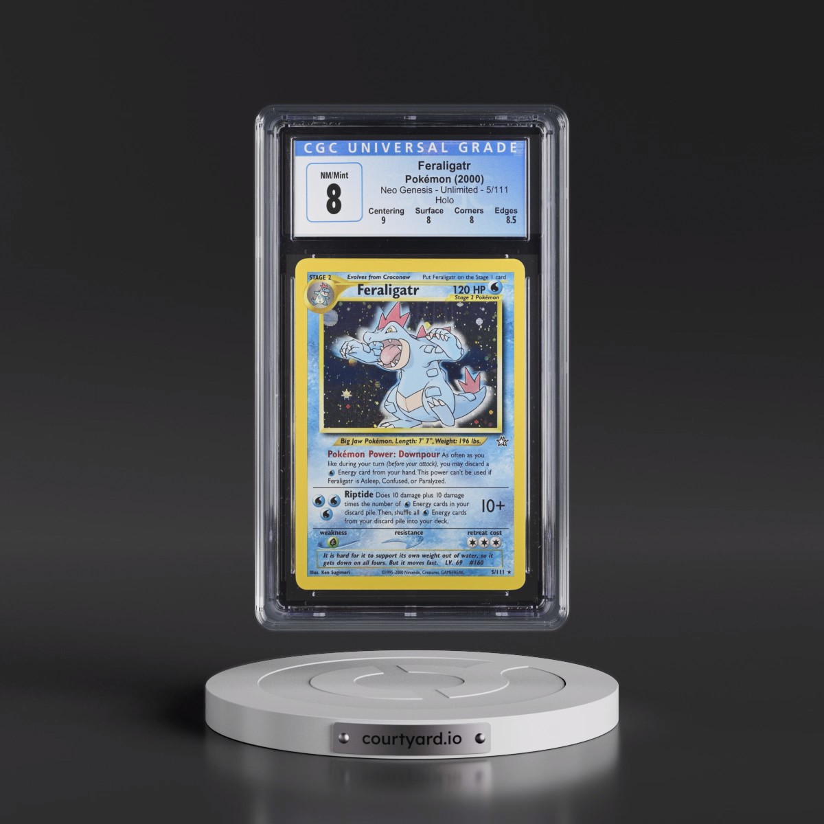 2000 Neo Genesis #5/111 Feraligatr - Holo (CGC 8 NM-MT)