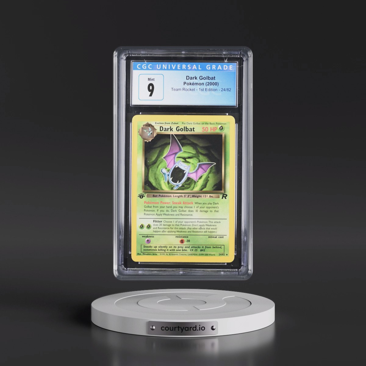2000 Team Rocket #24/82 Dark Golbat - 1st Edition 1st Edition (CGC 9 MINT)