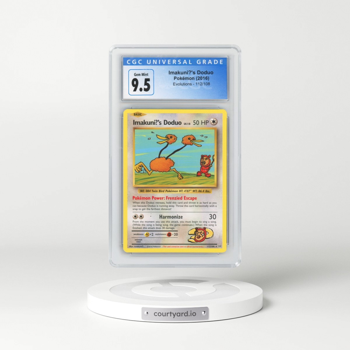 2016 Evolutions #112/108 Imakuni?'s Doduo (CGC 10 GEM MINT)