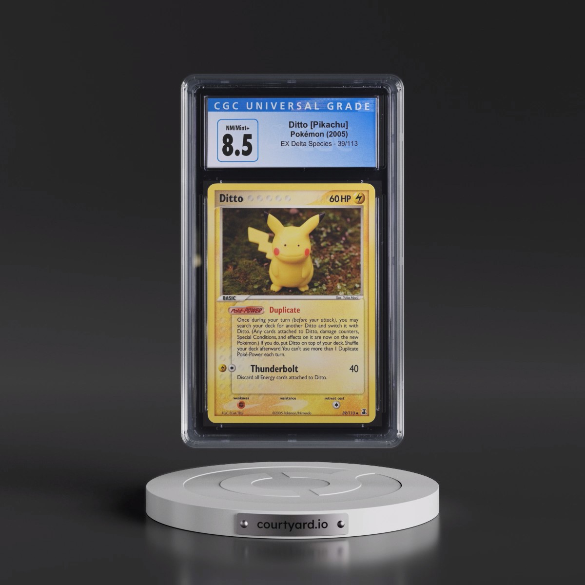 2005 EX Delta Species #39/113 Ditto [Pikachu] (CGC 8.5 NM-MT+)