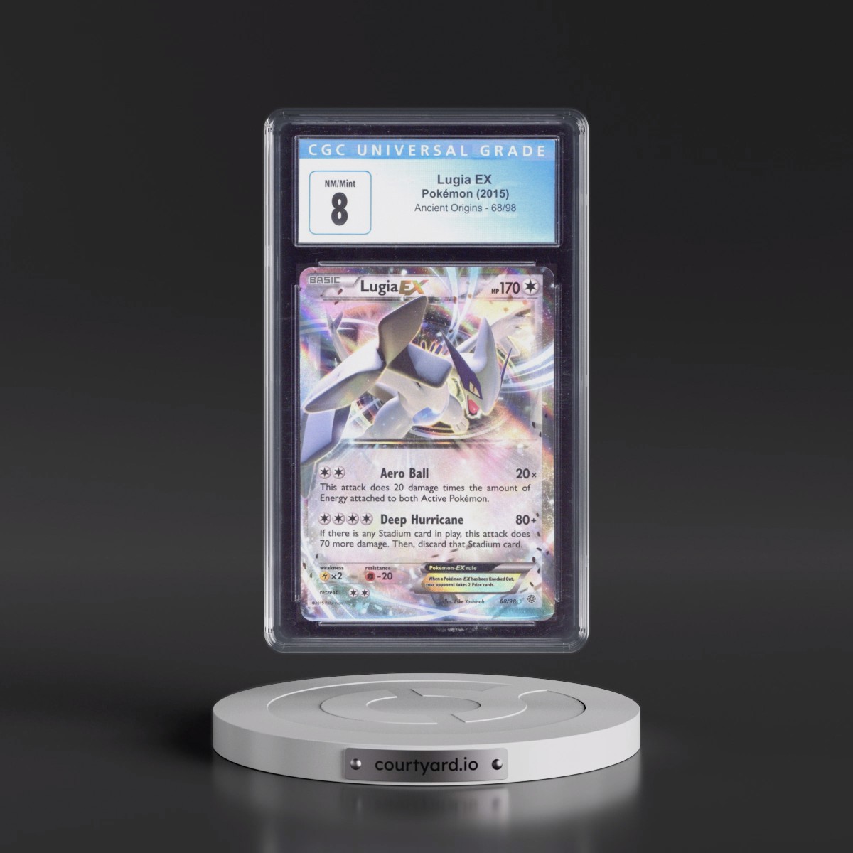2015 Ancient Origins #68/98 Lugia EX - Holo (CGC 8 NM-MT)