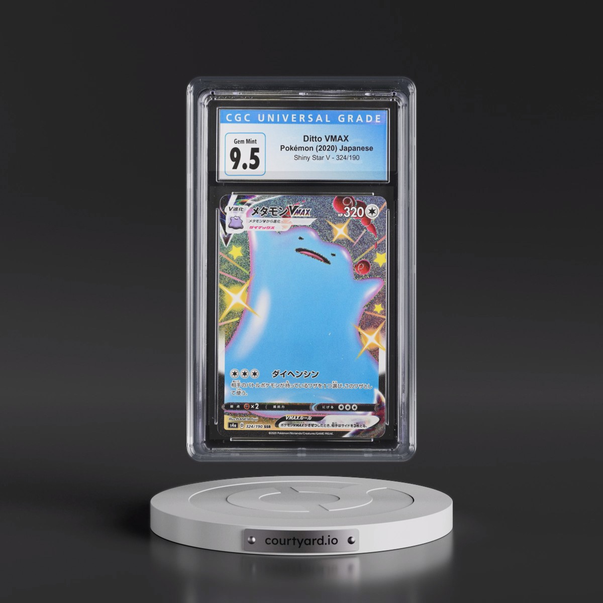 2020 Shiny Star V #324/190 Ditto VMAX - Shiny Super Rare Holo (CGC 10 GEM MINT)