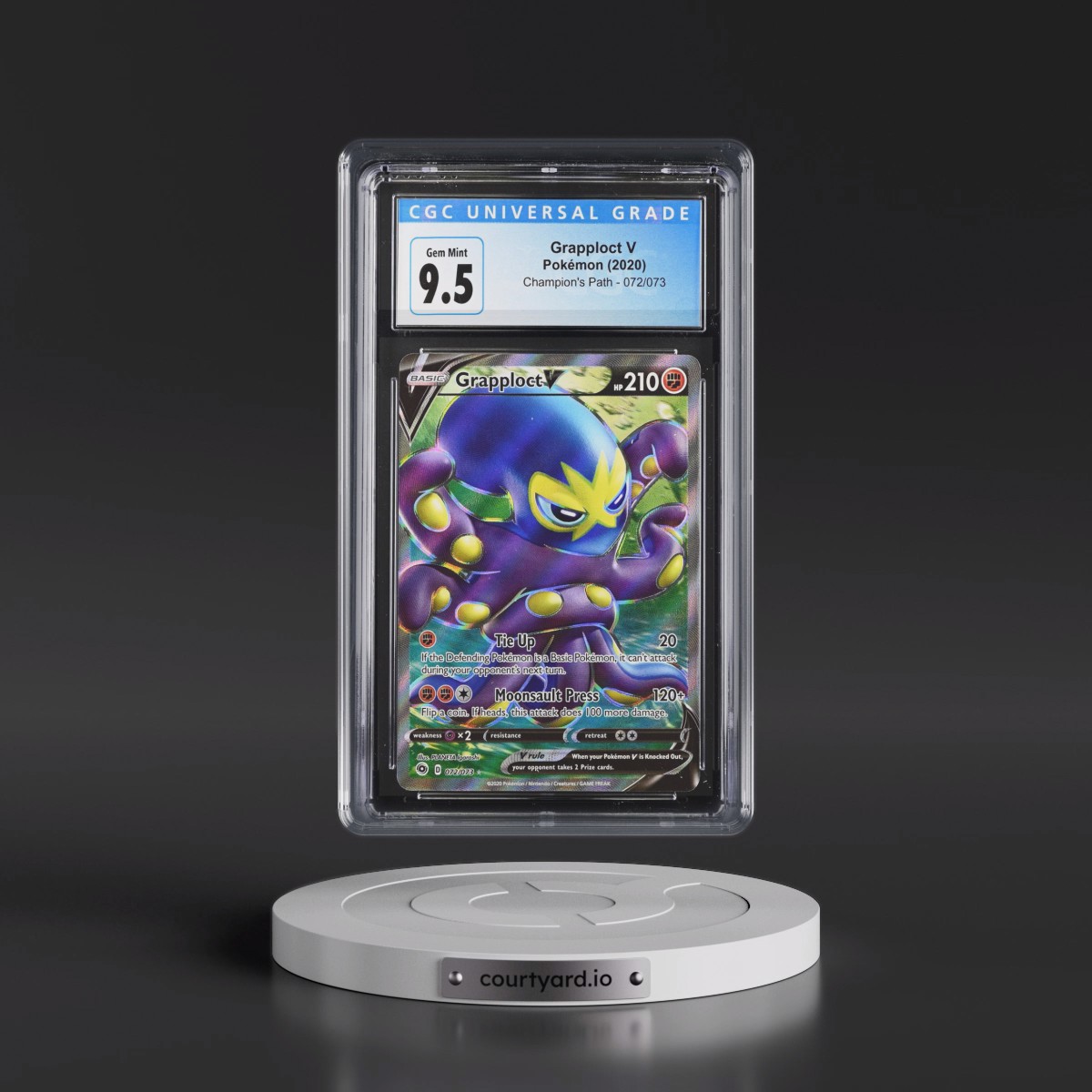 2020 Champion's Path #072/073 Grapploct V - Ultra Rare Holo (CGC 10 GEM MINT)
