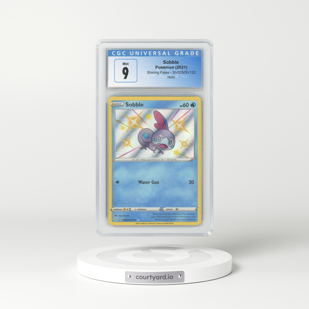 2021 Shining Fates #SV025 Sobble (CGC 9 MINT)