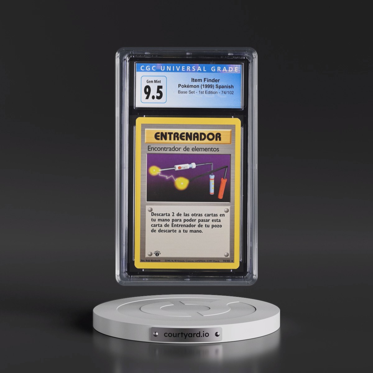 1999 Base Set #74/102 Item Finder - 1st Edition (CGC 10 GEM MINT)