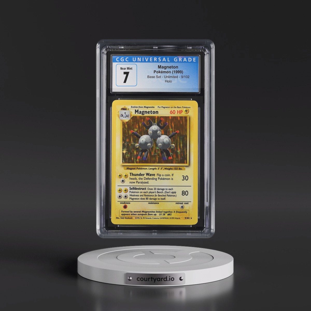 1999 Base Set #9/102 Magneton - Holo (CGC 7 NM)