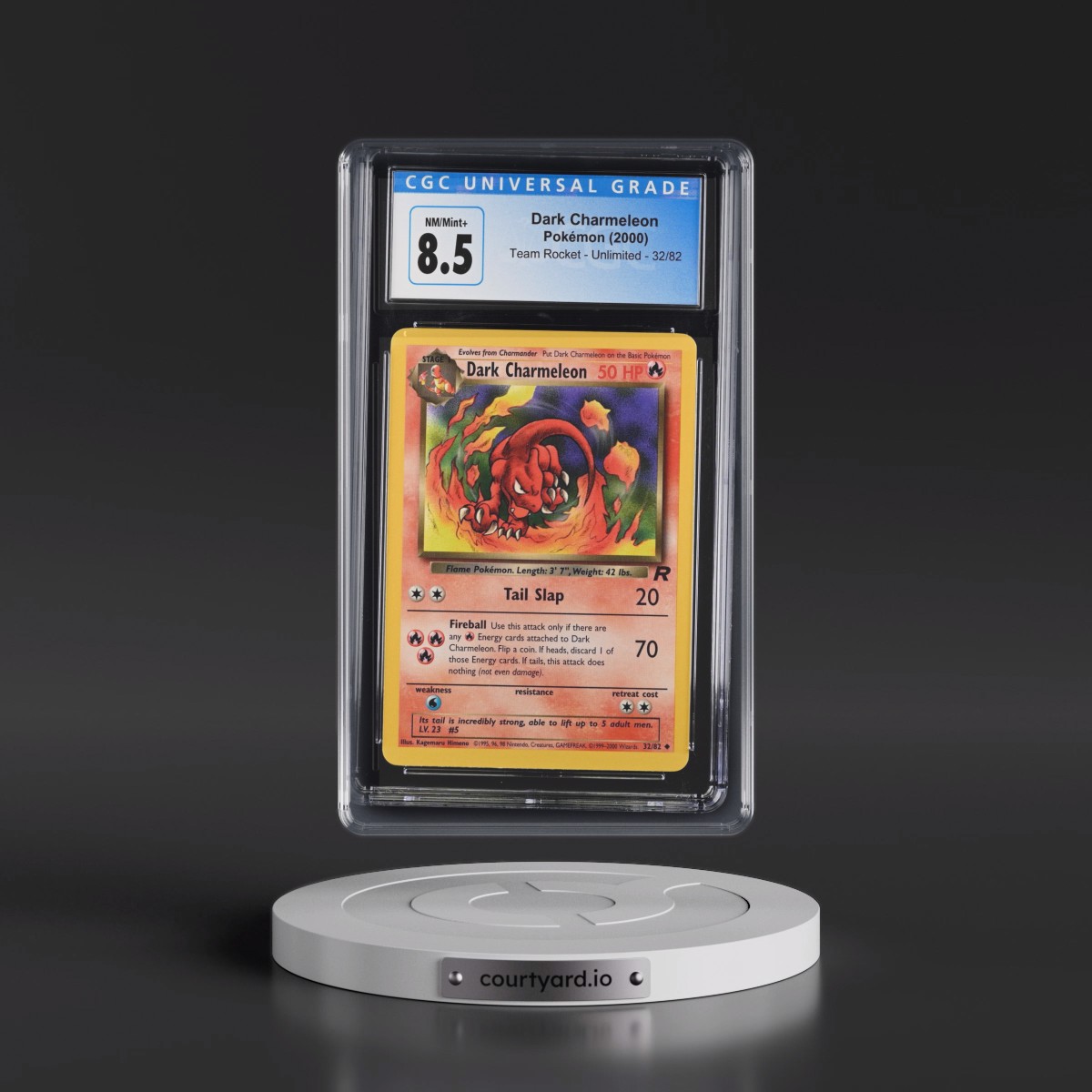 1999 Team Rocket #32/82 Dark Charmeleon (CGC 8.5 NM-MT+)
