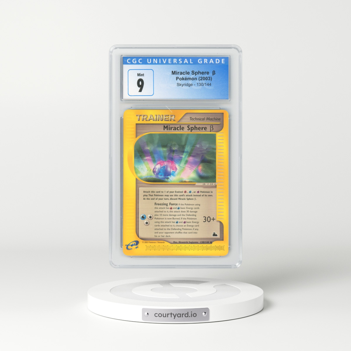 2003 Skyridge #130/144 Miracle Sphere β (CGC 9 MINT)