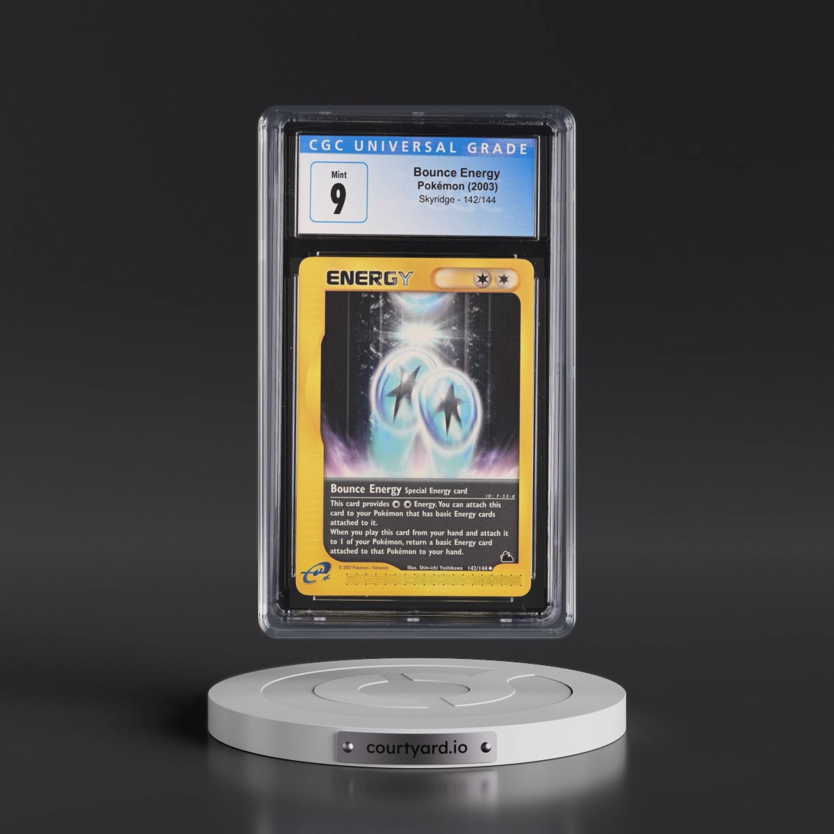 2003 Skyridge #142/144 Bounce Energy (CGC 9 MINT)