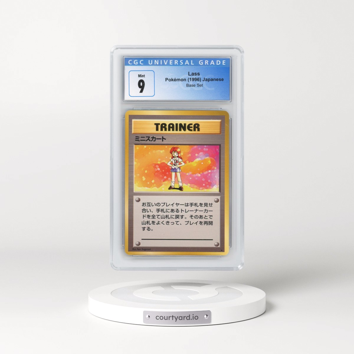 1996 Base Set Lass - Trainer (CGC 9 MINT)