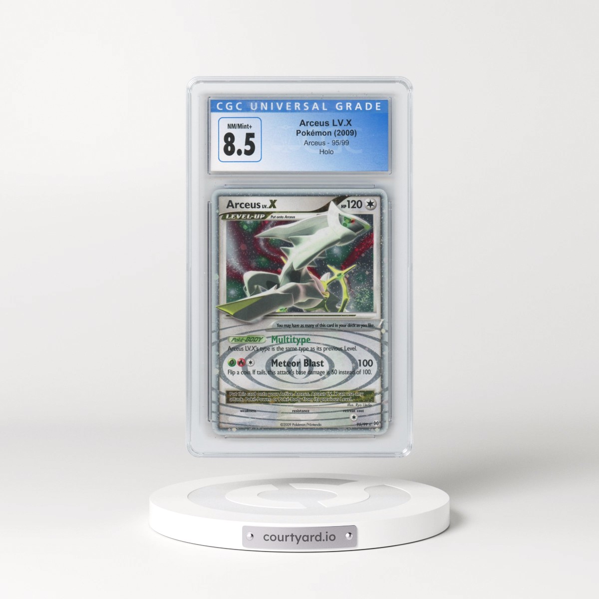 2009 Arceus #95/99 Arceus LV.X - Holo (CGC 8.5 NM-MT+)