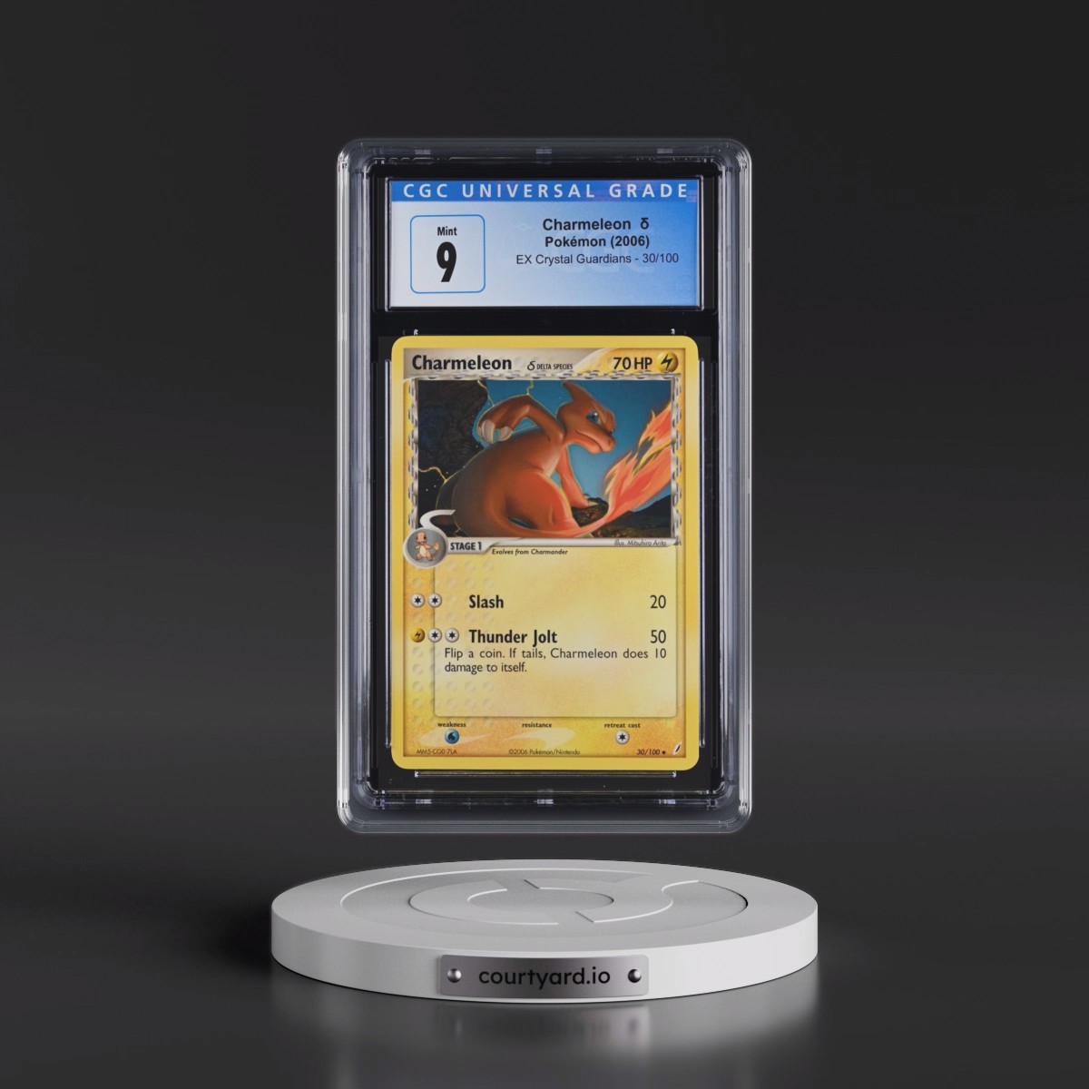 2006 EX Crystal Guardians #30/100 Charmeleon δ (CGC 9 MINT)