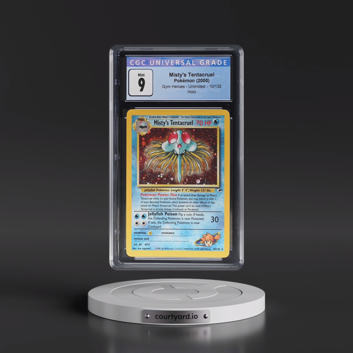 2000 Gym Heroes Misty's Tentacruel - Holo #10/132 CGC 9