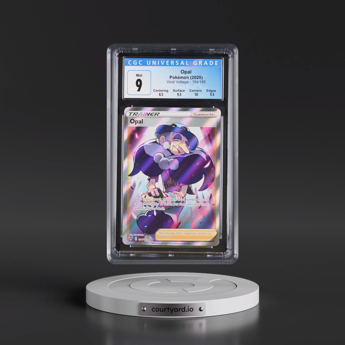 2020 Vivid Voltage #184/185 Opal - Ultra Rare Holo (CGC 9 MINT)