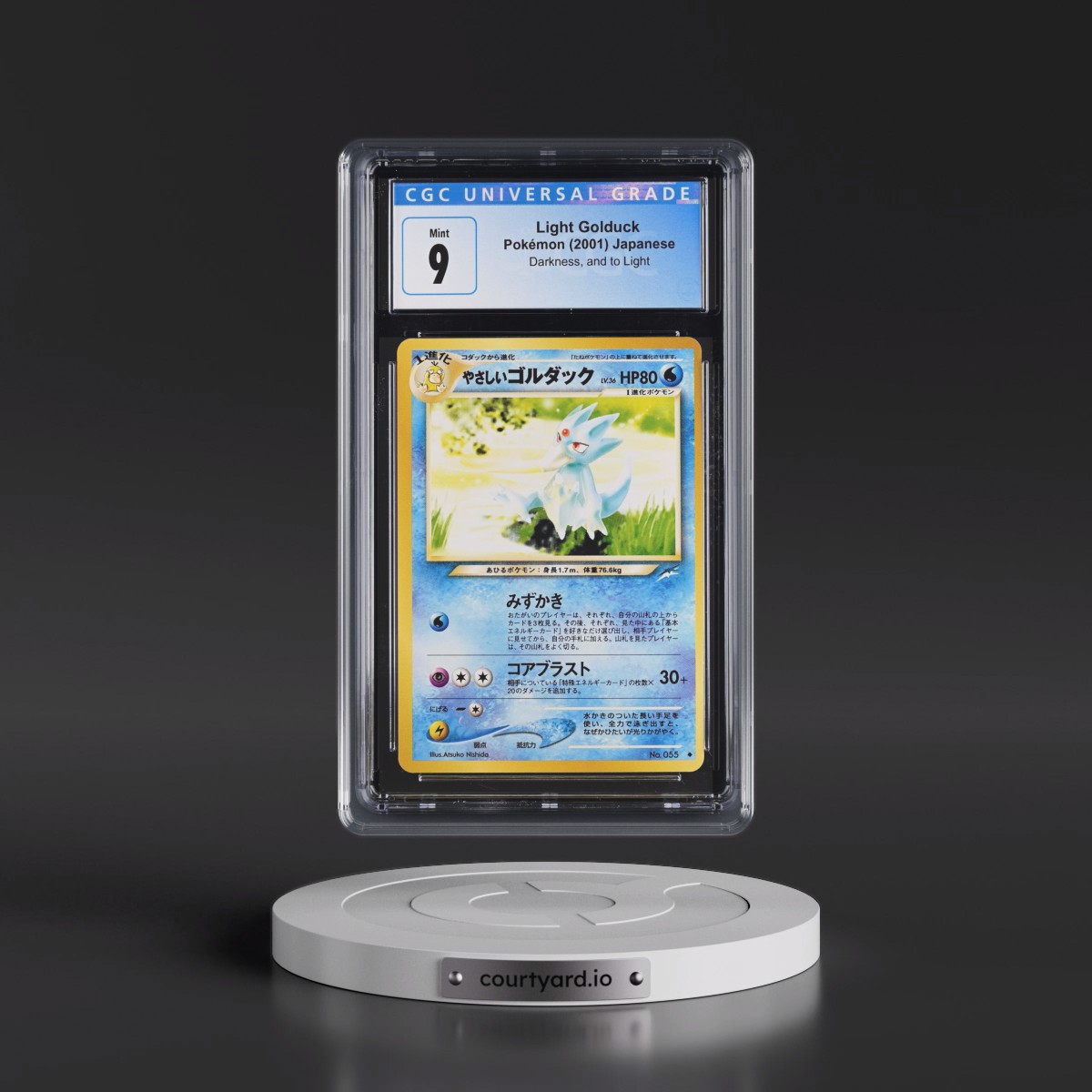 2001 Darkness, and to Light Light Golduck (CGC 9 MINT)