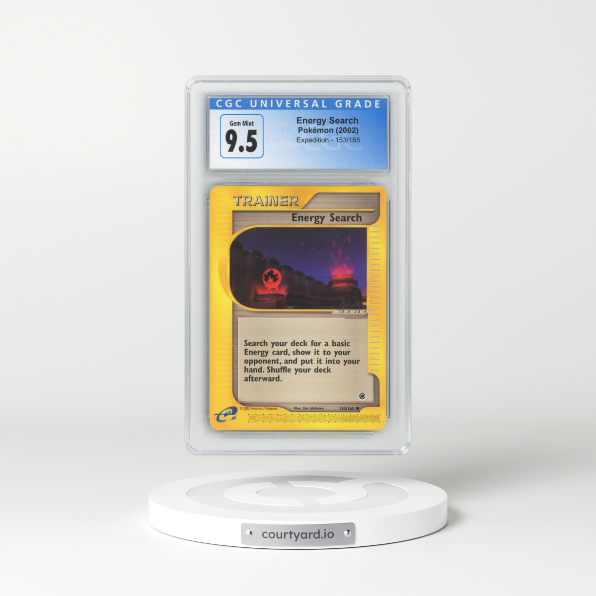 2002 Expedition #153/165 Energy Search (CGC 10 GEM MINT)