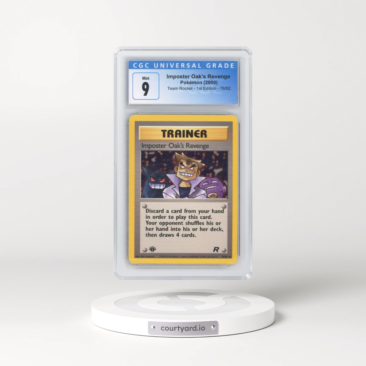 2000 Team Rocket #76/82 Imposter Oak's Revenge - 1st Edition 1st Edition (CGC 9 MINT)