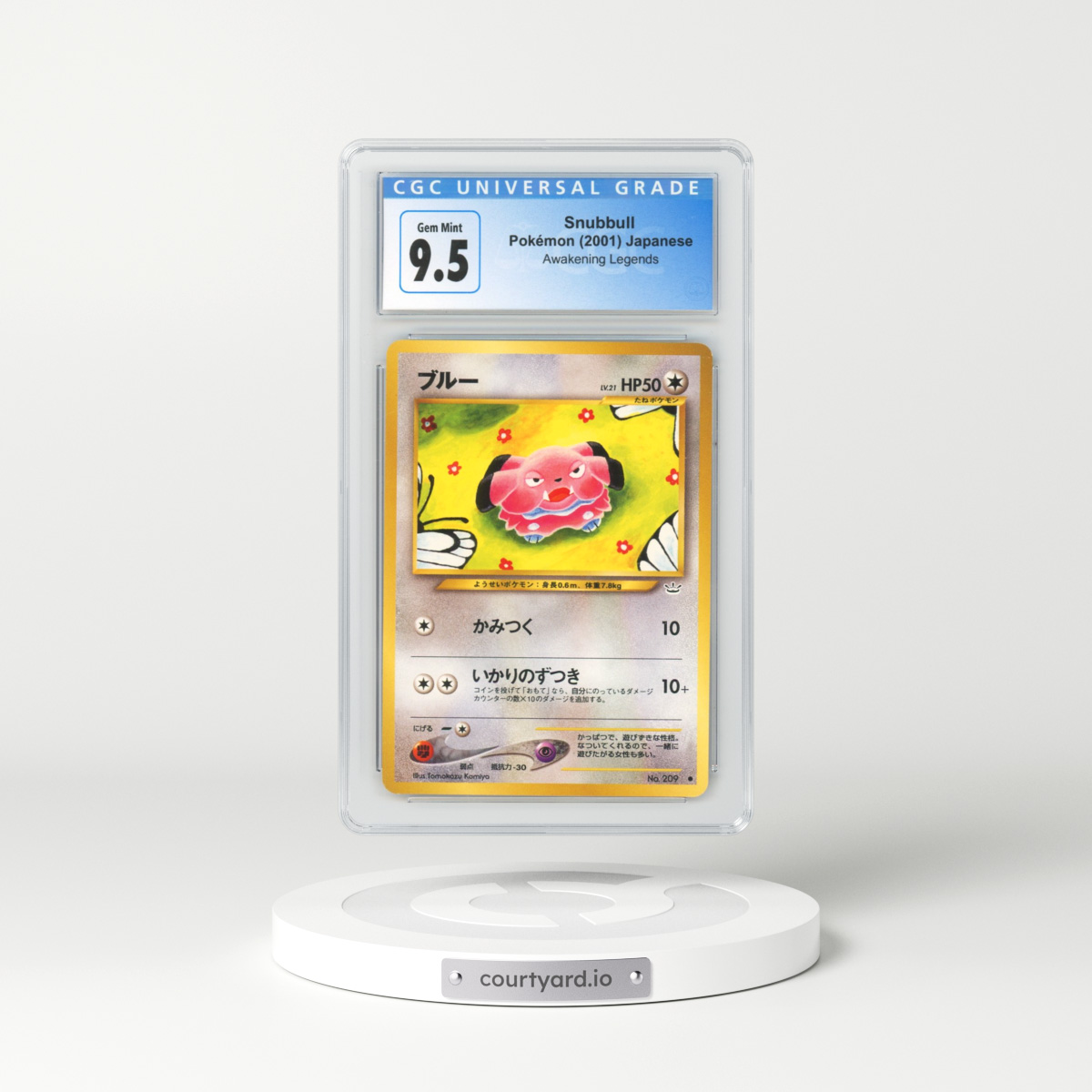 2000 Japanese Awakening Legends Snubbull (CGC 10 GEM MINT)