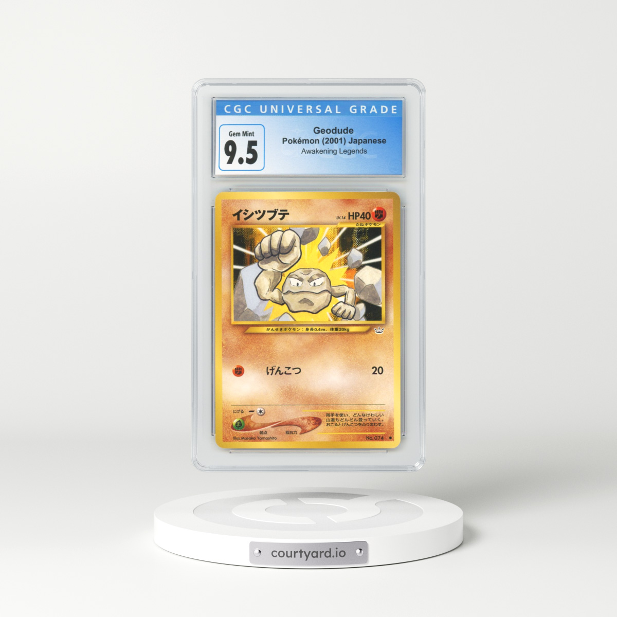 2000 Japanese Awakening Legends Geodude (CGC 10 GEM MINT)