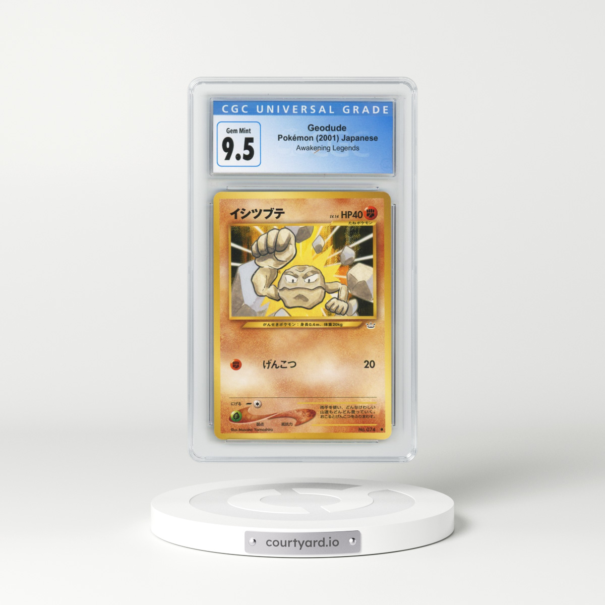 2000 Awakening Legends Geodude (CGC 10 GEM MINT)