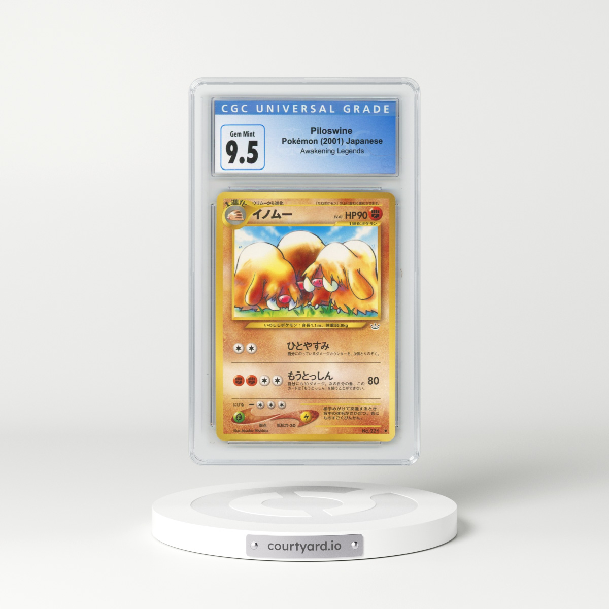 2000 Awakening Legends Piloswine (CGC 10 GEM MINT)