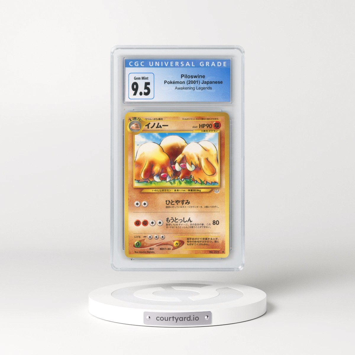 2000 Awakening Legends Piloswine (CGC 10 GEM MINT)