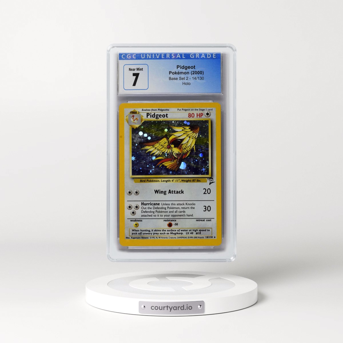 2000 Base Set 2 Pidgeot - Holo #14/130 CGC 7