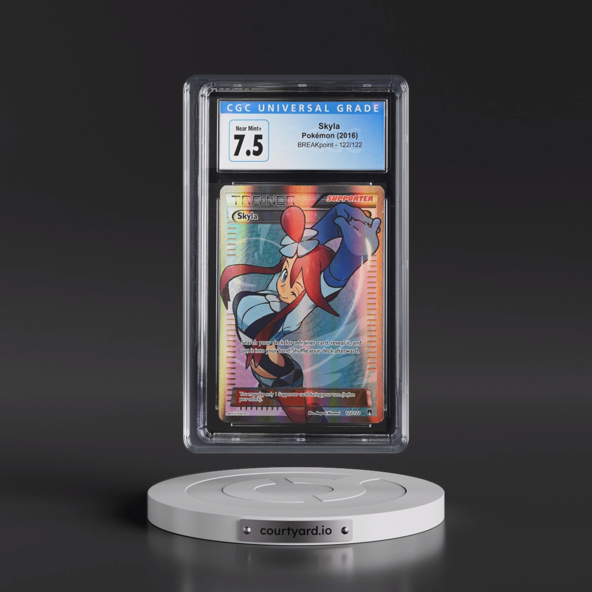 2016 BREAKpoint #122/122 Skyla - Ultra Rare Holo (CGC 7.5 NM+)