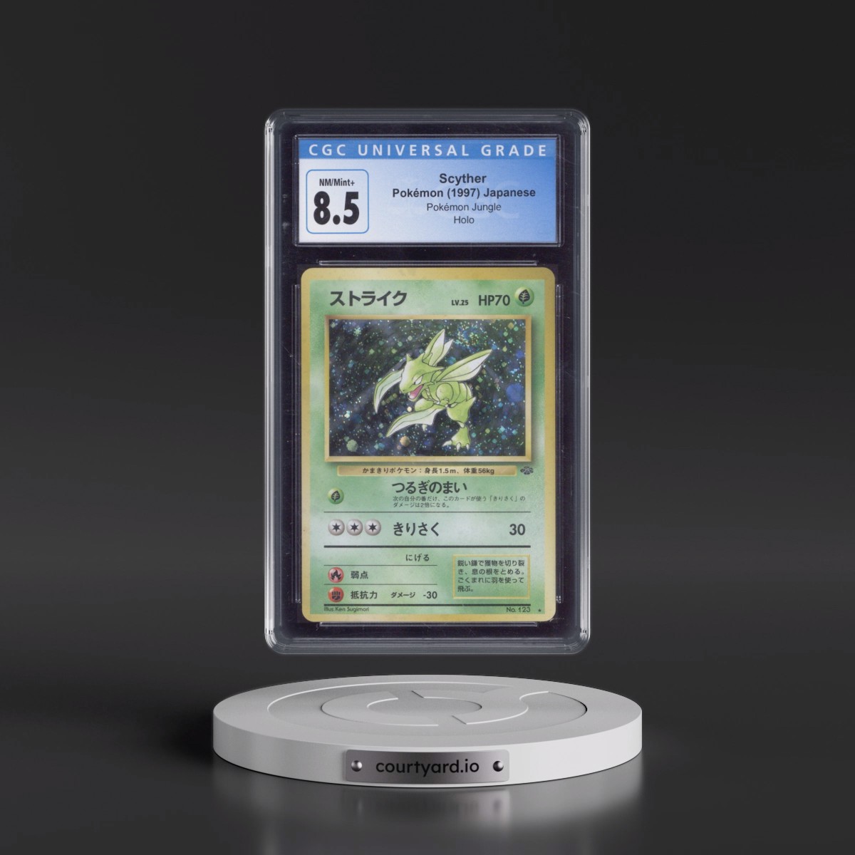 1997 Pokémon Jungle Scyther - Holo CGC 8.5