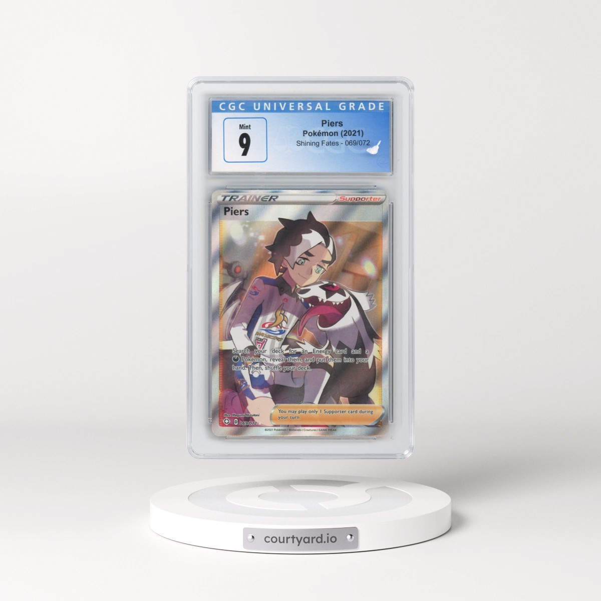 2021 Shining Fates #069/072 Piers (CGC 9 MINT)