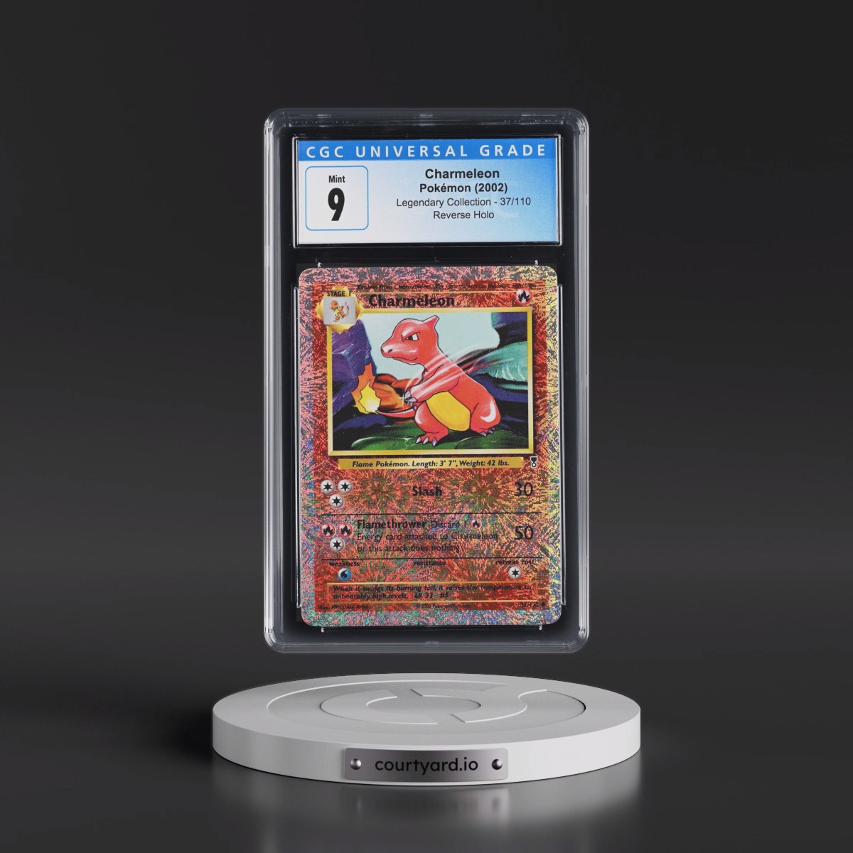 2002 Legendary Collection #37/110 Charmeleon - Reverse Holo (CGC 9 MINT)