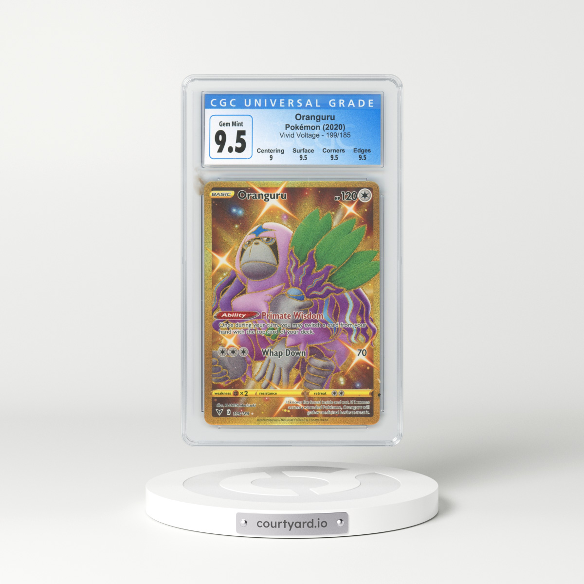 2020 Vivid Voltage #199 Oranguru (CGC 9.5 GEM MINT)