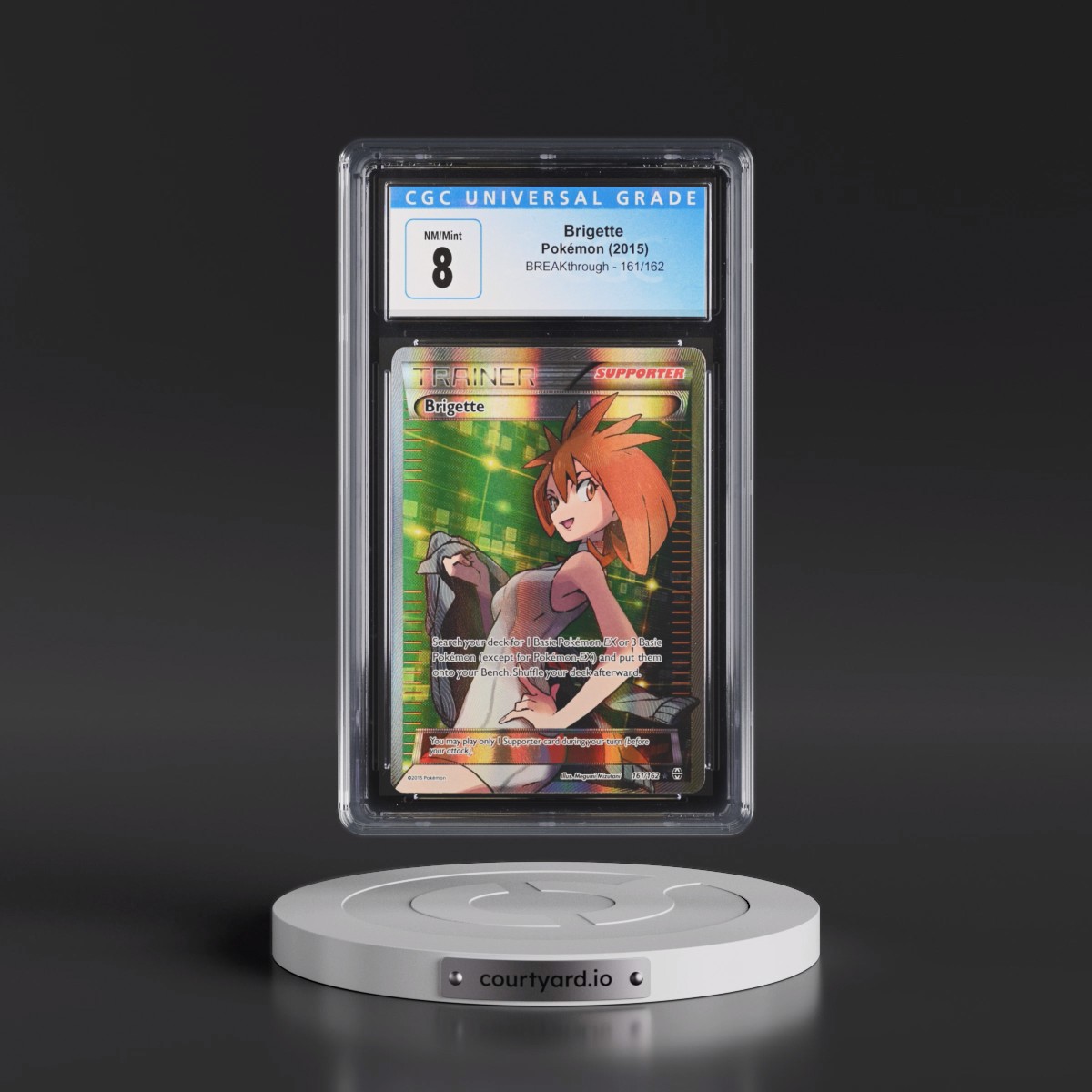 2015 BREAKthrough #161/162 Brigette - Ultra Rare Holo (CGC 8 NM-MT)