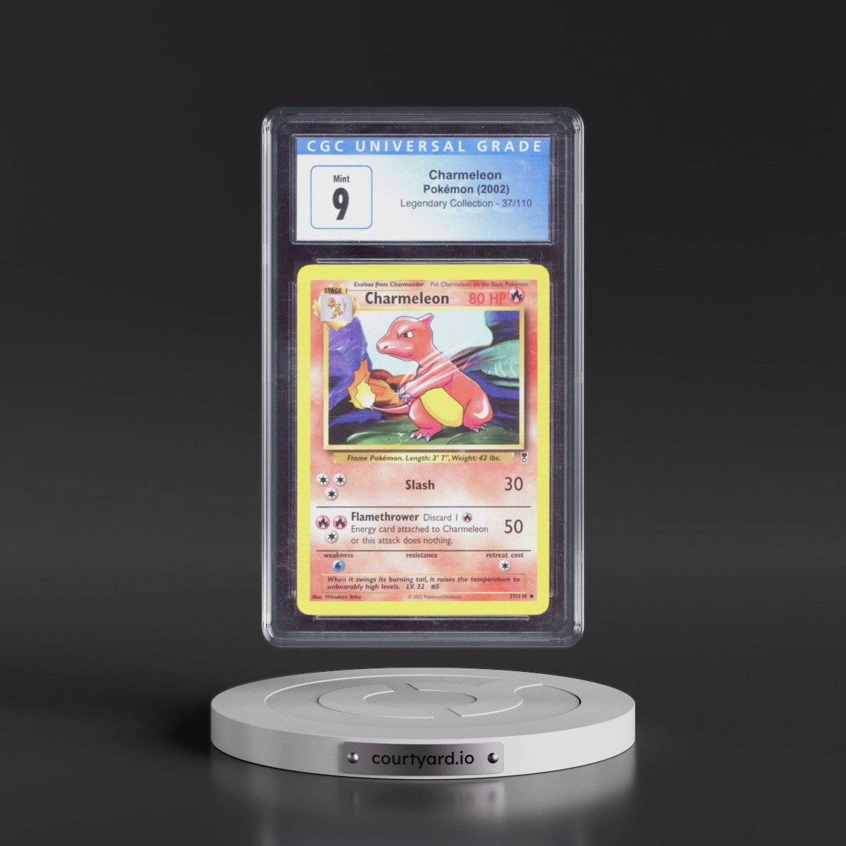 2002 charmeleon pokemon card Pokmon TCG - CHARMELEON - #37 - UNLIMITED - LEGENDARY COLLECTION (2002) - MP/LP