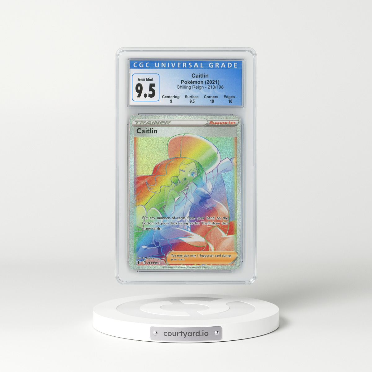 2021 Chilling Reign #213 Caitlin (CGC 9.5 GEM MINT)