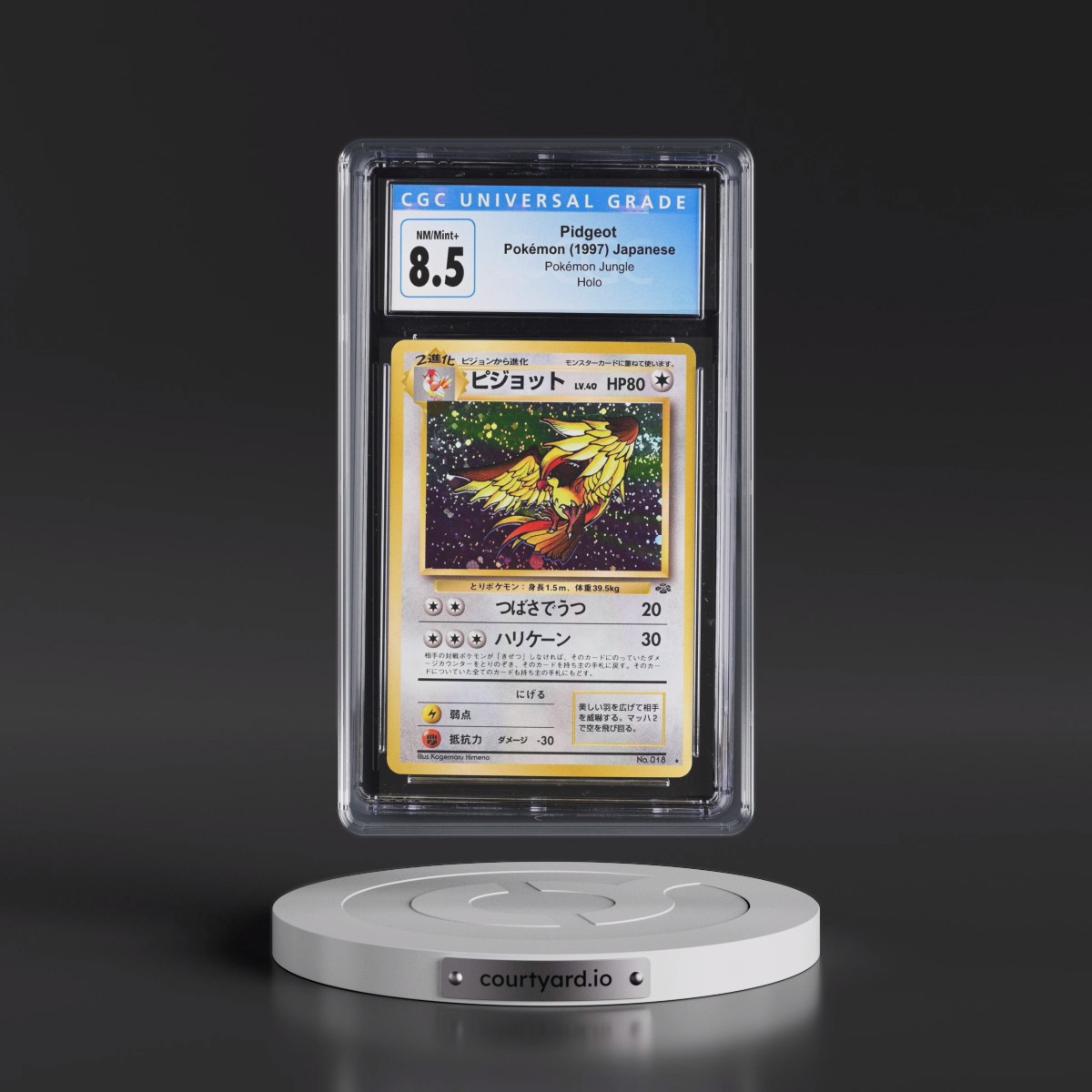 1997 Pokémon Jungle Pidgeot - Holo CGC 8.5
