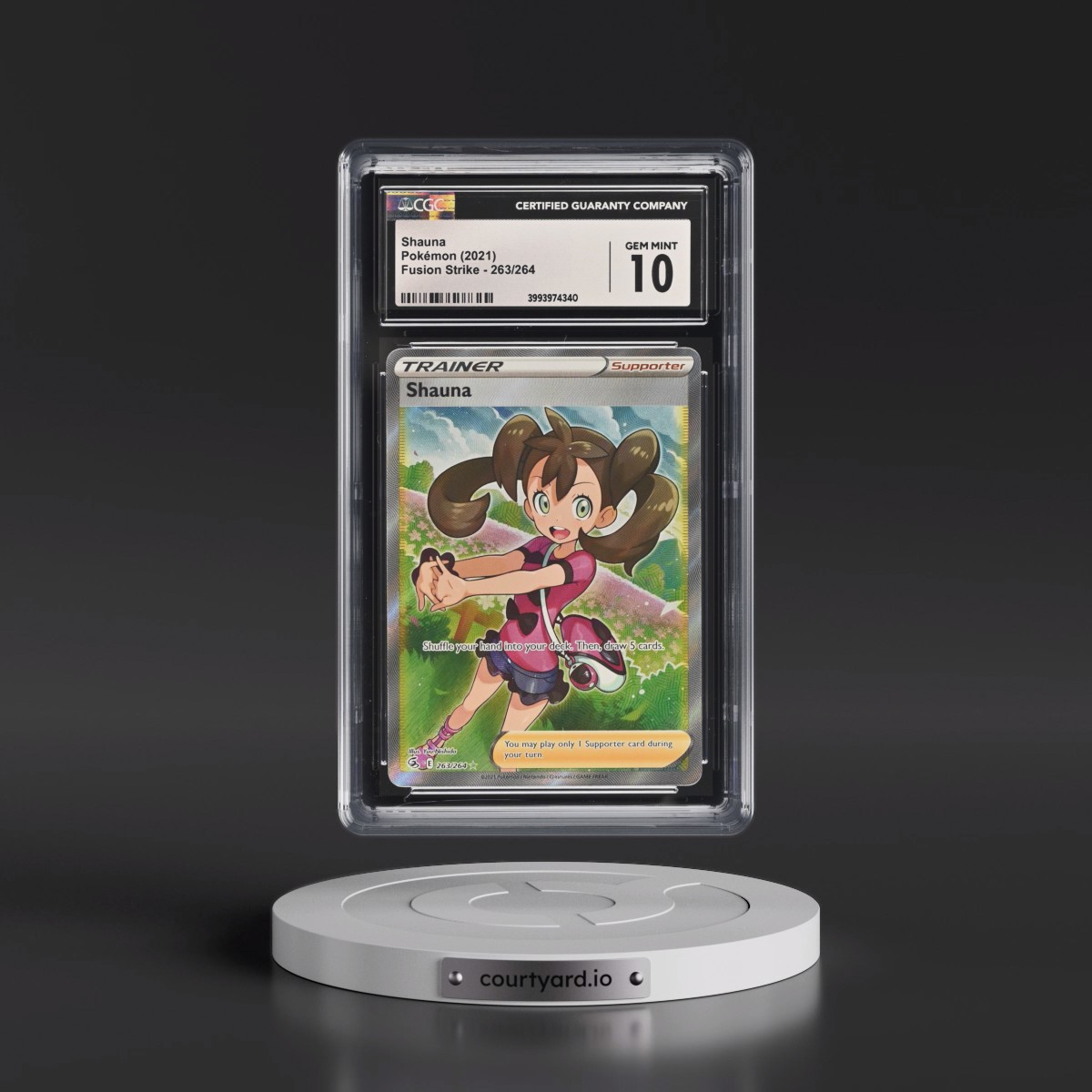 pokemon shauna card 240/264 - Fusion Strike - Trainer Lot Evolves from null Rules Shuffle your hand into your deck Pokemon Trading Card Game 240/264