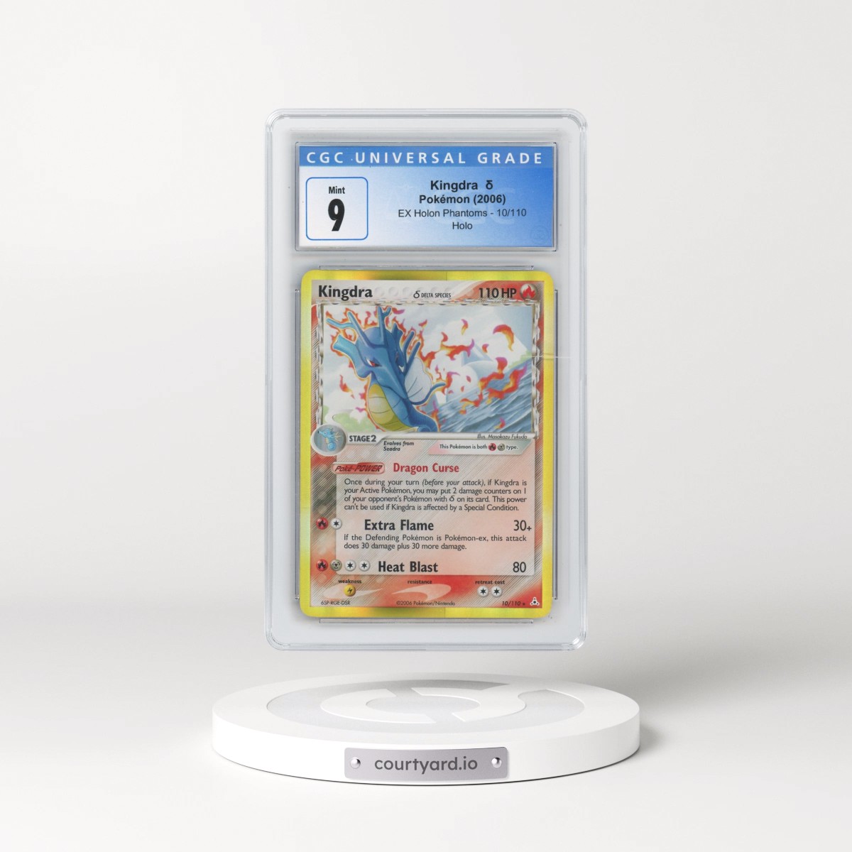 2006 EX Holon Phantoms #10/110 Kingdra δ - Holo (CGC 9 MINT)