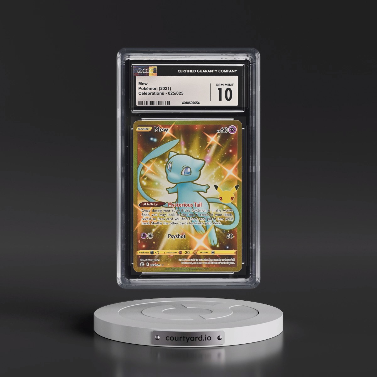2021 Celebrations #025/025 Mew - Ultra Rare Holo (CGC 10 GEM MINT)