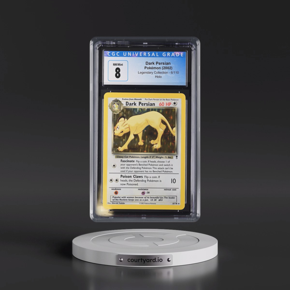 2002 Legendary Collection #6/110 Dark Persian - Holo (CGC 8 NM-MT)