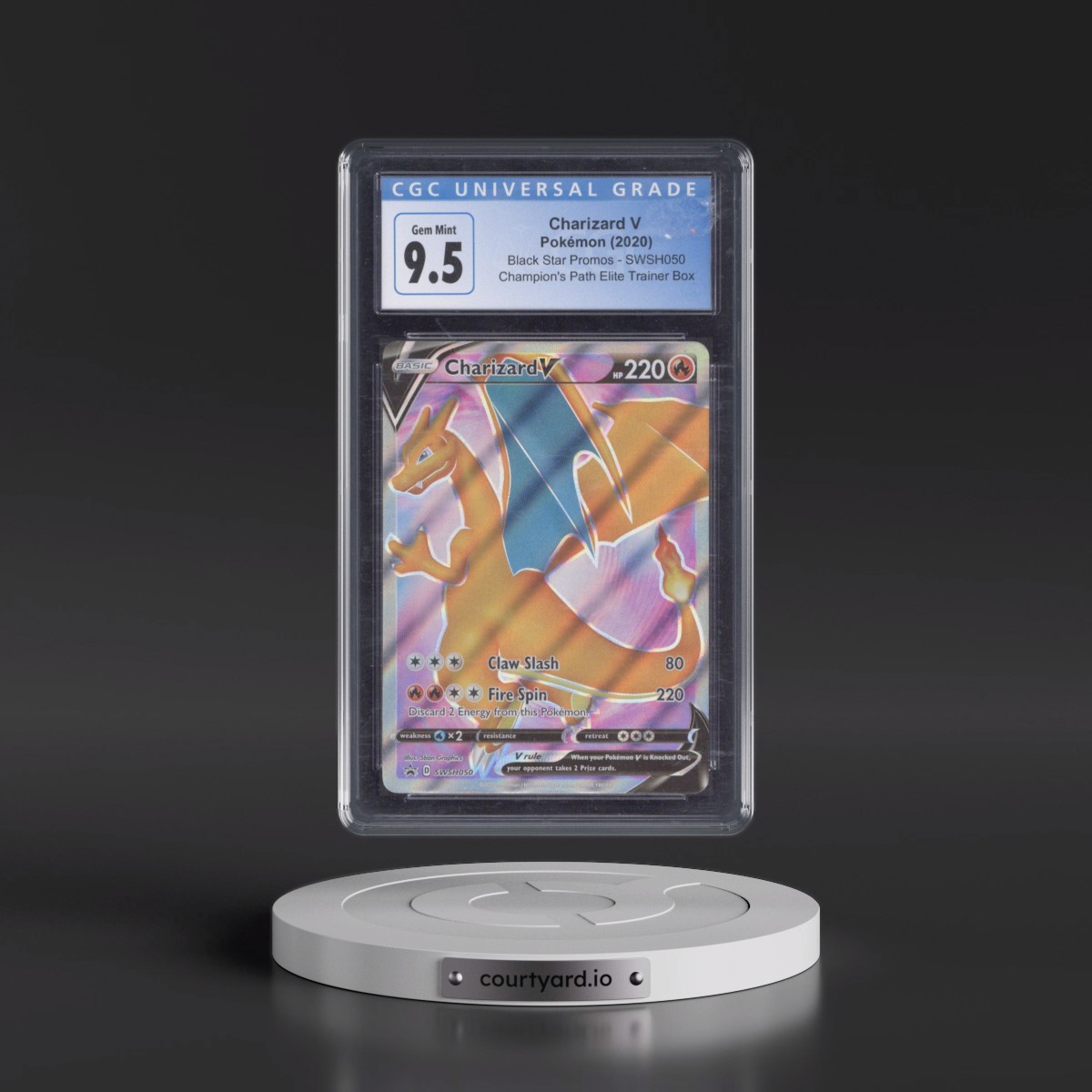 2017 Black Star Promos - Sword & Shield #SWSH050 Charizard V - Champion's Path Elite Trainer Box (Holo) (CGC 10 GEM MINT)