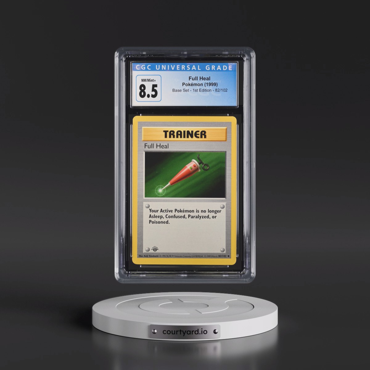 1999 Base Set #82/102 Full Heal - 1st Edition 1st Edition (CGC 8.5 NM-MT+)